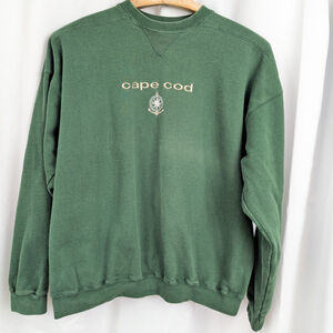 Vintage Tultex USA Made Cape Cod Green Sweatshirt XL